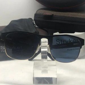 Stryker Polarized sunglass  black/gold & Gray lens